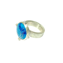 Load image into Gallery viewer, Cloisonné Mermaids Tail Ring