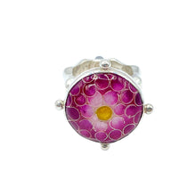 Load image into Gallery viewer, Cloisonné Crimson Cauldron Delight Ring