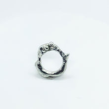 Load image into Gallery viewer, Liquid Silver Ring 02