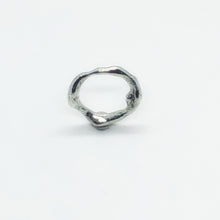 Load image into Gallery viewer, Liquid Silver Ring 05