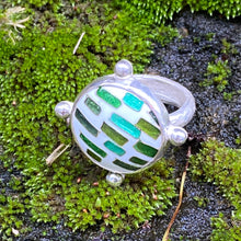 Load image into Gallery viewer, Cloisonné Green Line