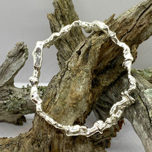 Load image into Gallery viewer, Liquid Silver Bangle - 02