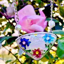 Load image into Gallery viewer, Cloisonné Necklace, Spring into Pink
