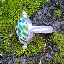 Load image into Gallery viewer, Cloisonné Green Line
