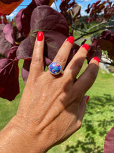 Load image into Gallery viewer, Cloisonné Blue Cosmos
