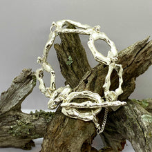 Load image into Gallery viewer, Liquid Silver Bracelet - Monster