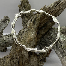 Load image into Gallery viewer, Liquid Silver Bangle - 01