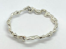 Load image into Gallery viewer, Liquid Silver Bangle - 02