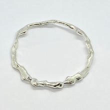 Load image into Gallery viewer, Liquid Silver Bangle - 01