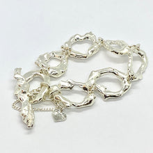 Load image into Gallery viewer, Liquid Silver Bracelet - Monster